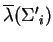 $\overline{\lambda}({\Sigma^\prime}_i)$